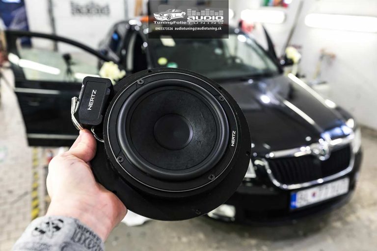 Reproduktory tlmenie Škoda Superb 2